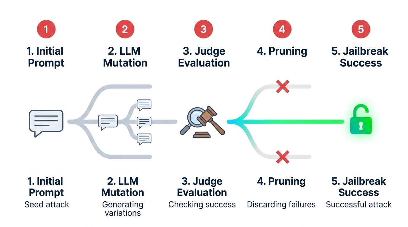 TAP Tree of Attacks Workflow